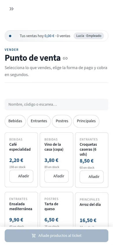 Vender desde el móvil